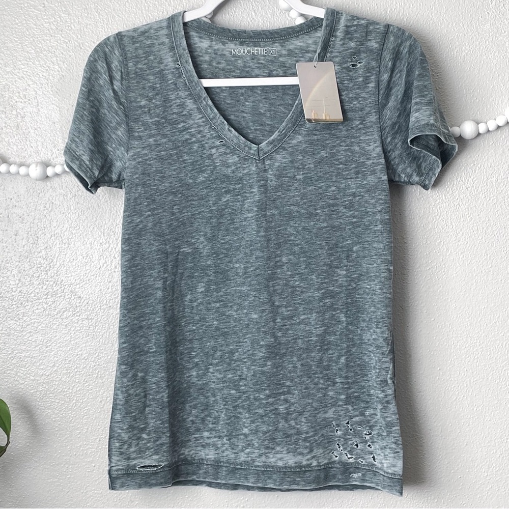 Mouchette Distressed Short Sleeve Tee